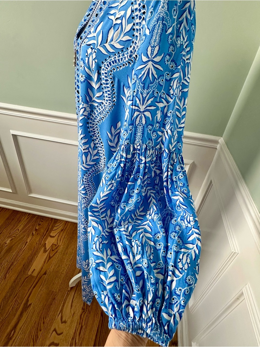 Lilly Pulitzer Laurelie Caftan Maxi Dress Abaco Blue Have It Both Rays NWT Sz 2 - Picture 9 of 17